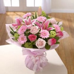 Pretty in pink bouquet