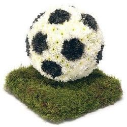 Football funeral tribute