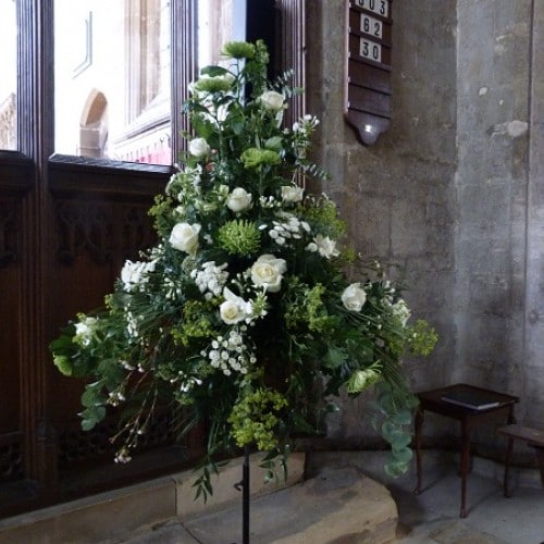 Church Wedding Flowers Pedestal Arrangements Nottingham The