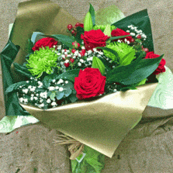 Red and Green Bouquet
